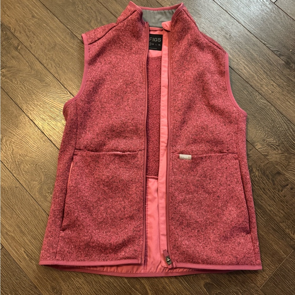 Figs Quartz On Shift fleece vest